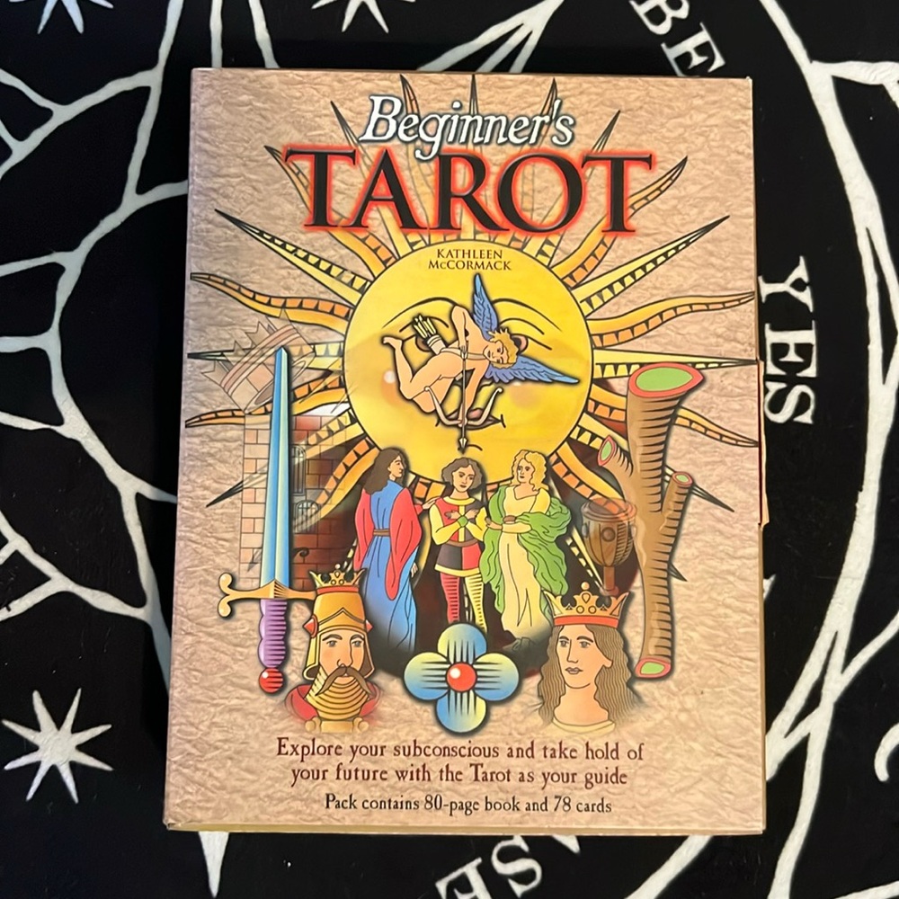 Beginners tarot cards and guidebook